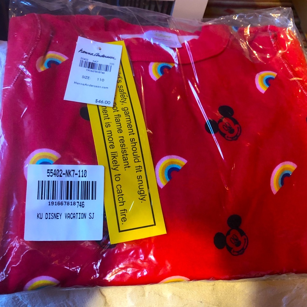 Hanna Andersson Disney Mickey Mouse Organic PJs